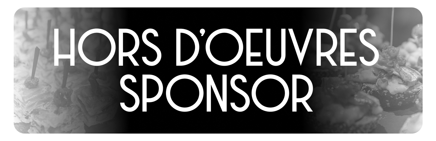 hors d'oeuvres Sponsor